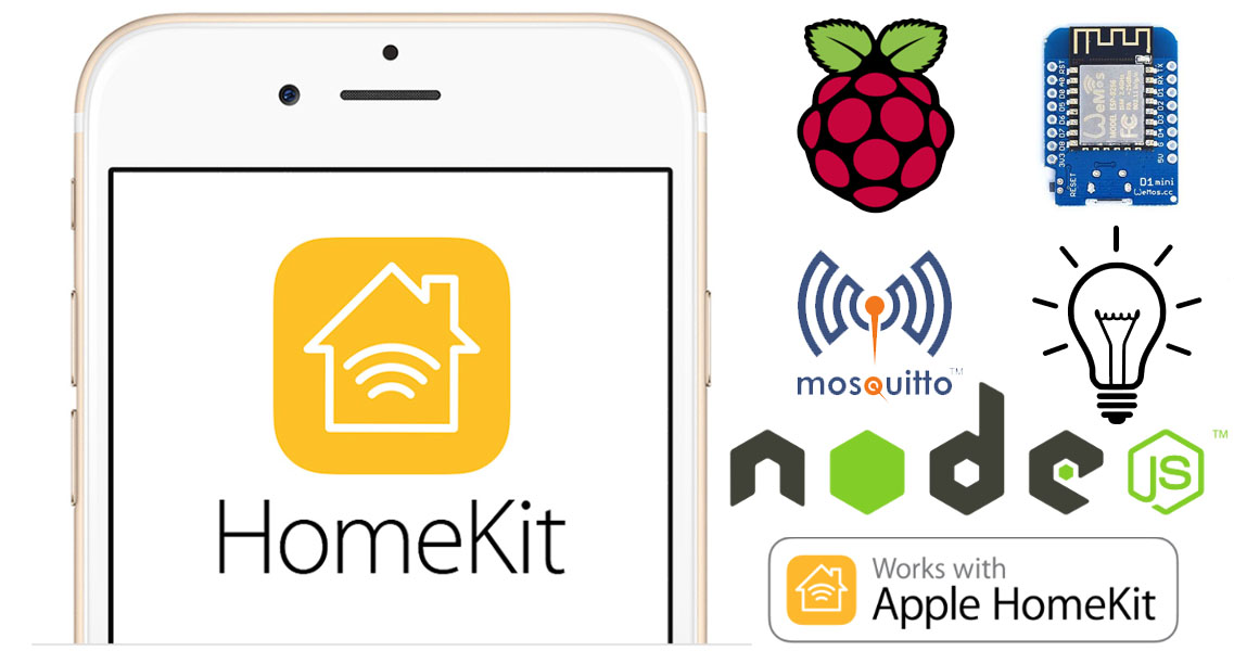 Controlliamo una lampadina da Apple Homekit con HAP-NodeJS su Raspberry Pi e Wemos D1 mini via MQTT Controlliamo una lampadina da Apple Homekit con HAP-NodeJS su Raspberry Pi e Wemos D1 mini via MQTT