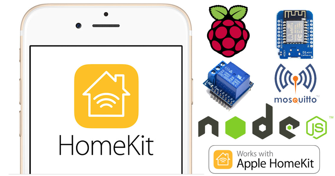 Controlliamo una presa elettrica da Apple Homekit con HAP-NodeJS su Raspberry Pi e Wemos D1 mini via MQTT Controlliamo una presa elettrica da Apple Homekit con HAP-NodeJS su Raspberry Pi e Wemos D1 mini via MQTT