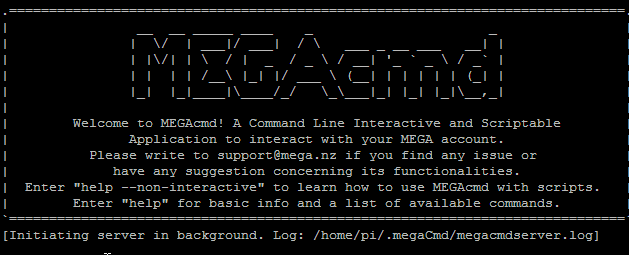 Installazione e utilizzo di Megacmd su Raspberry Pi